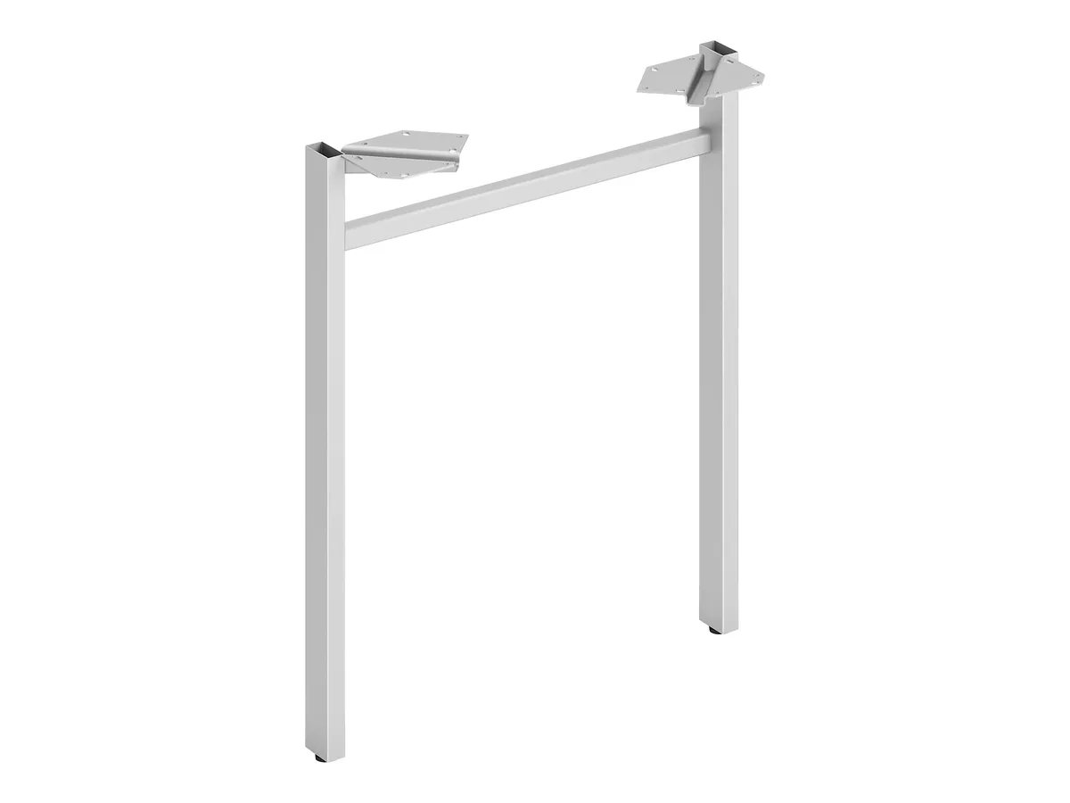 HON HON Mod 24" U-Leg Desk Base Silver 23.75"W 27.86"H HONLPLLEG24USVR — product photo