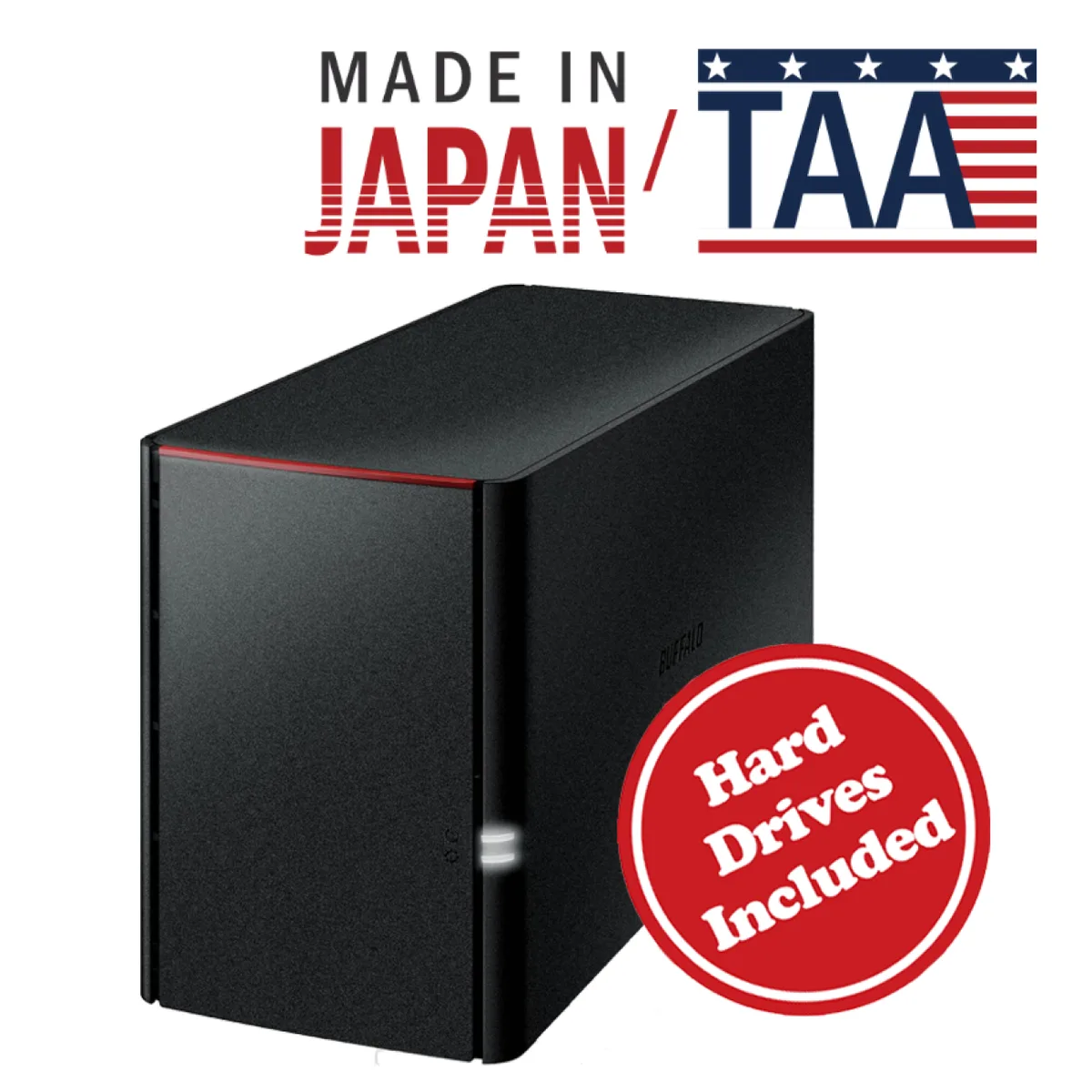 Buffalo Technology Buffalo Technology LS220D0402B 2-Bay NAS 4TB (2x2TB) — product photo
