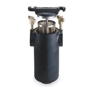 Dayton 2MYT1 coolant filter trap, metal cylinder with mesh screen