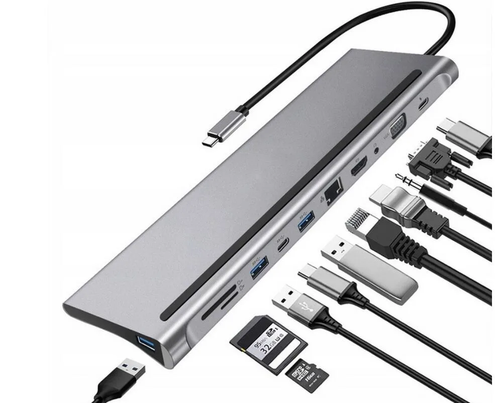 BONAEVER BONAEVER 11-in-1 USB-C Dock Grey — product photo