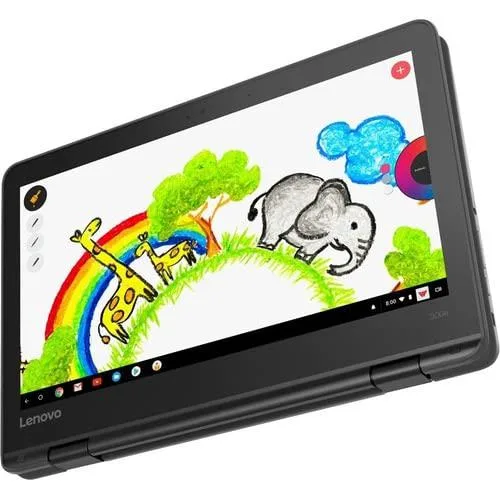 Lenovo Lenovo 300e Chromebook 2nd Gen 81MB0076US 11.6" Touchscreen 2-in-1 Celeron N4020 4GB 32GB — product photo