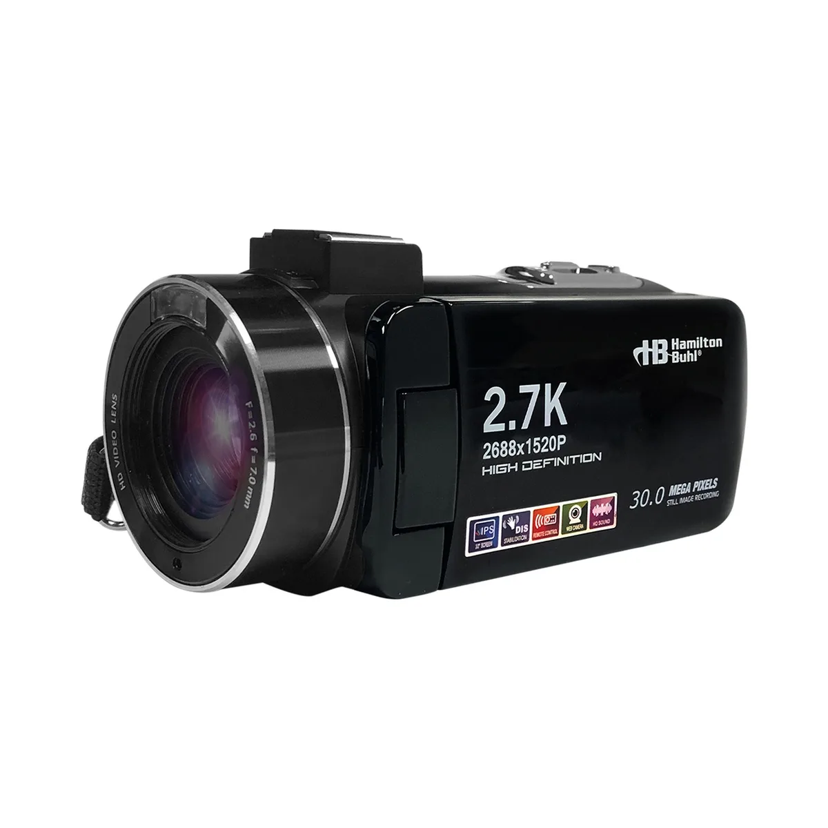 Hamilton Buhl Hamilton Buhl HDV17BK 2.7K 30MP 18x zoom shoot camera — product photo