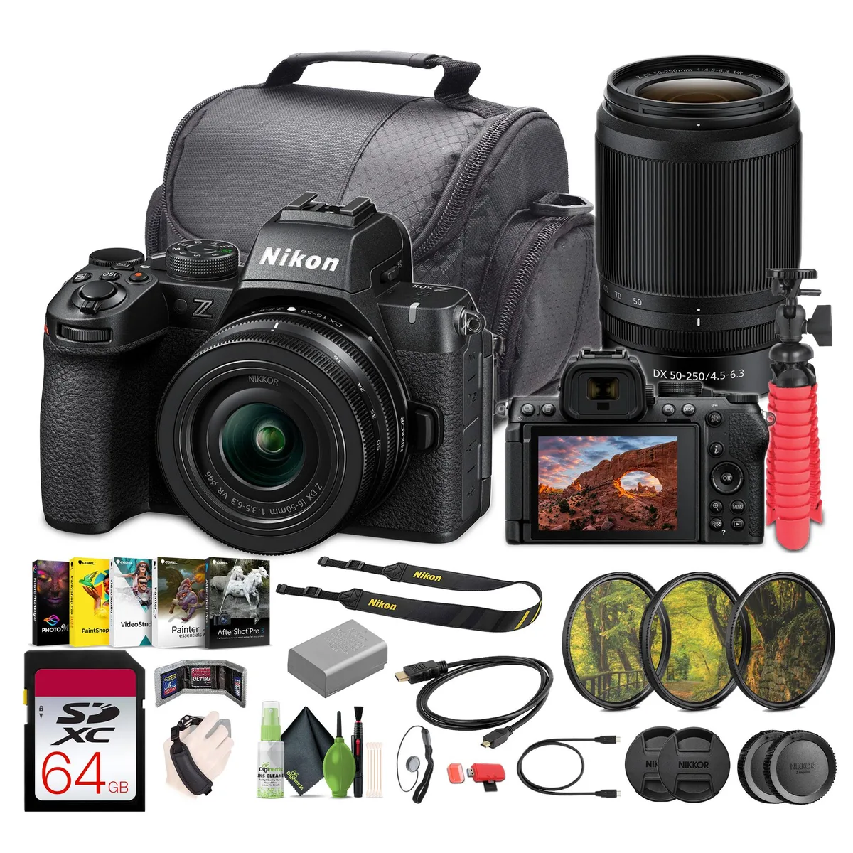 Nikon Inc Nikon Z50II 20.9MP Camera Kit 16-50mm 50-250mm VR — product photo