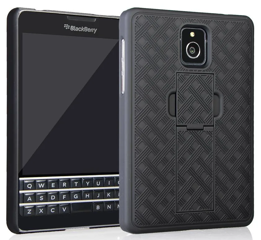 Nakedcellphone Nakedcellphone Ribbed Slim Case with Kickstand for Blackberry Passport AT&amp;T SQW100-3 — product photo