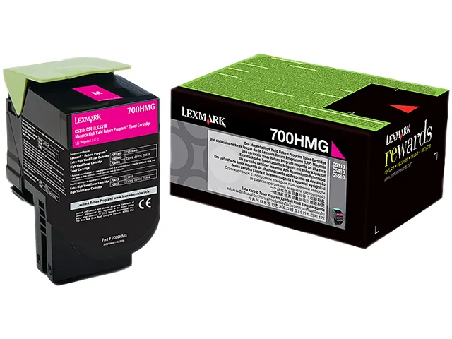 Lexmark Lexmark 70C0HMG High Yield Return Program Toner Cartridge Magenta 3000 Pages — product photo