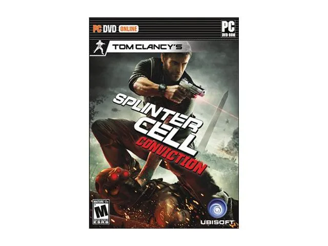 Standard PC game DVD case with cover art showing Sam Fisher in tactical gear