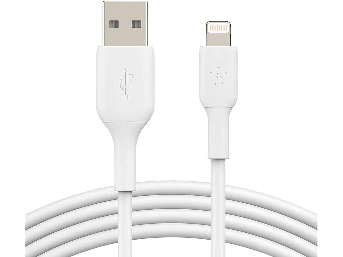 Belkin Belkin CAA001BT3MWH 9.8 ft Lightning to USB-A usb cable — φωτογραφία προϊόντος