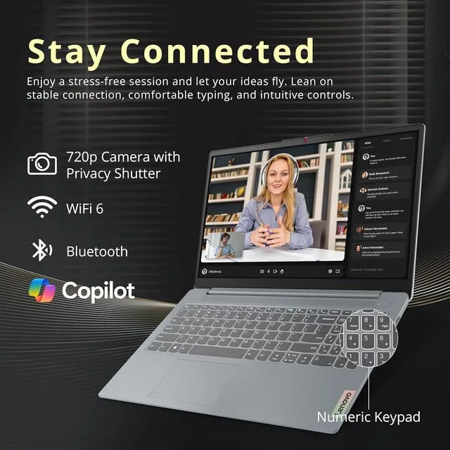 Lenovo Lenovo IdeaPad Slim 3i 15.6" FHD i5-1335U 16GB DDR5 256GB NVMe — product photo
