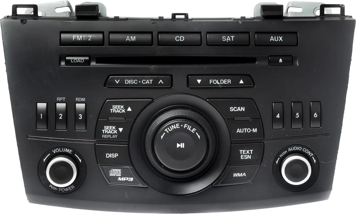 1 Factory Radio 1 Factory Radio BGV466AH0 Receiver 2011-13 Mazda 3 — product photo