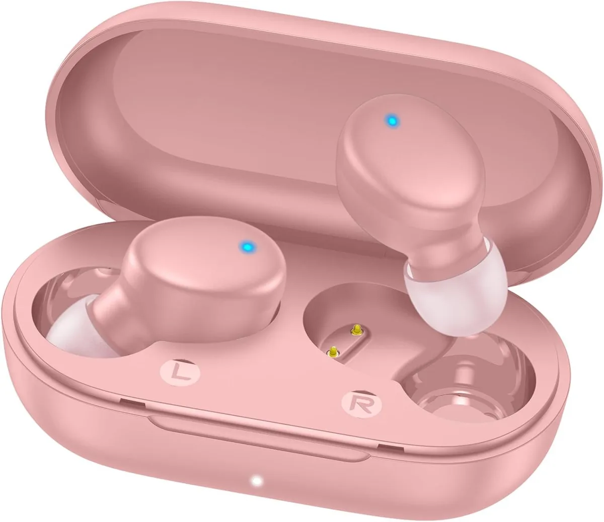 MAONO MAONO S8 Mini Wireless Earbuds Bluetooth 5.3 60Hrs Pink — product photo