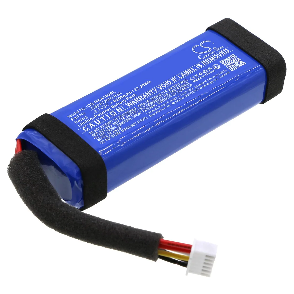 Cameron &amp; Co Cameron &amp; Co Wire Wheel DS-CS-HKA100SL 3.7V 6000mAh Blue — product photo