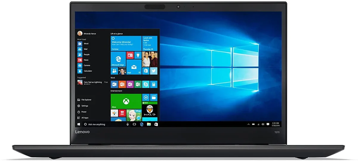 Lenovo Lenovo KIT-LE-74171 ThinkPad T570 laptop i5-7300U 16GB 256GB SSD 15.6" FHD IPS Windows 10 Pro — product photo