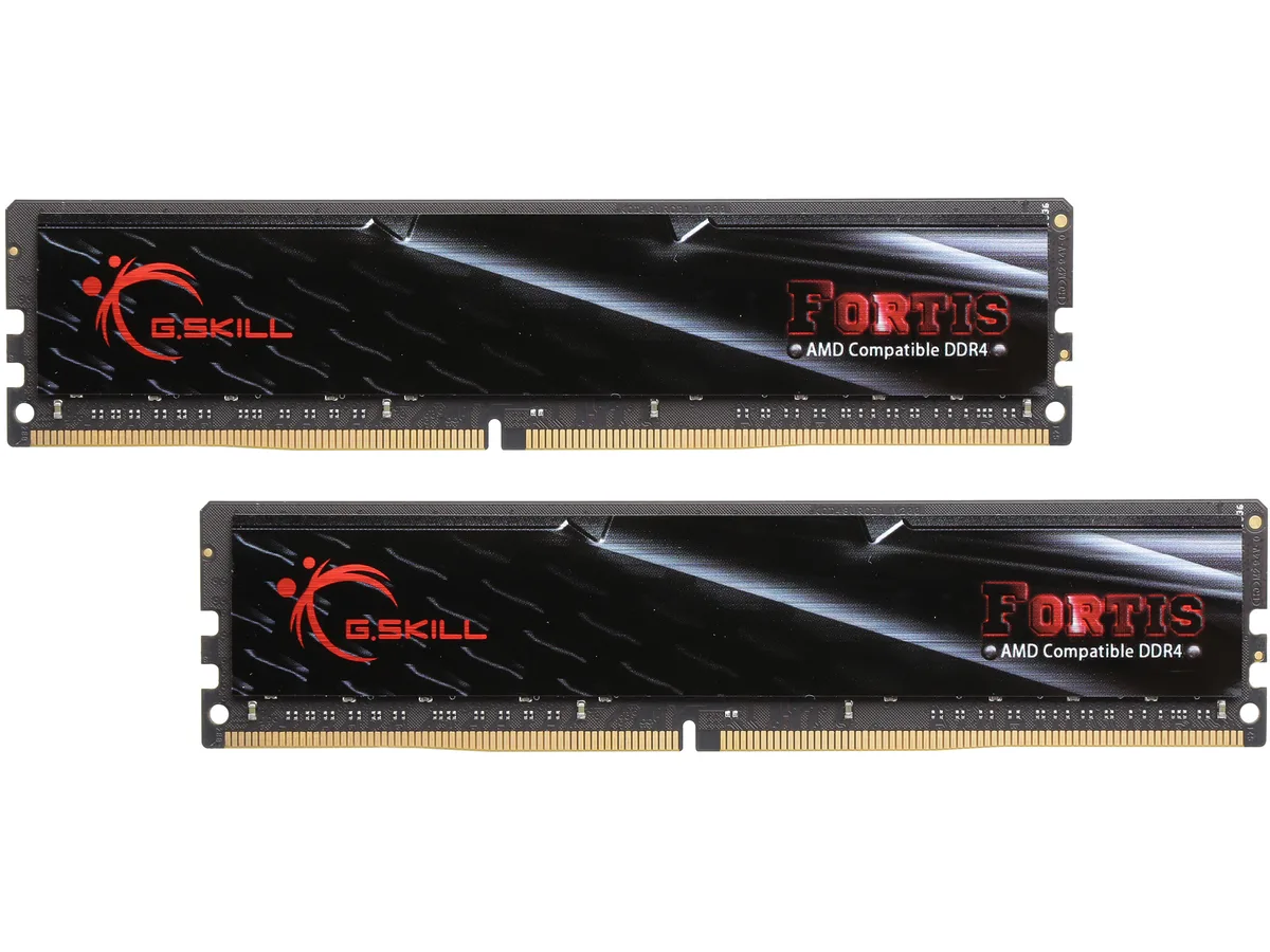G.SKILL G.SKILL FORTIS F4-2400C15D-32GFT 32GB (2x16GB) DDR4 2400 CL15 desktop RAM — product photo