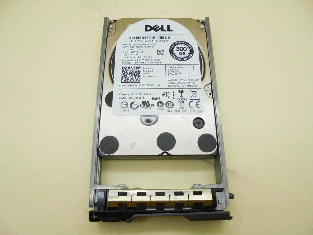 DELL DELL WD3001BKHG 300GB 10K 2.5" SAS internal hard drive — product photo
