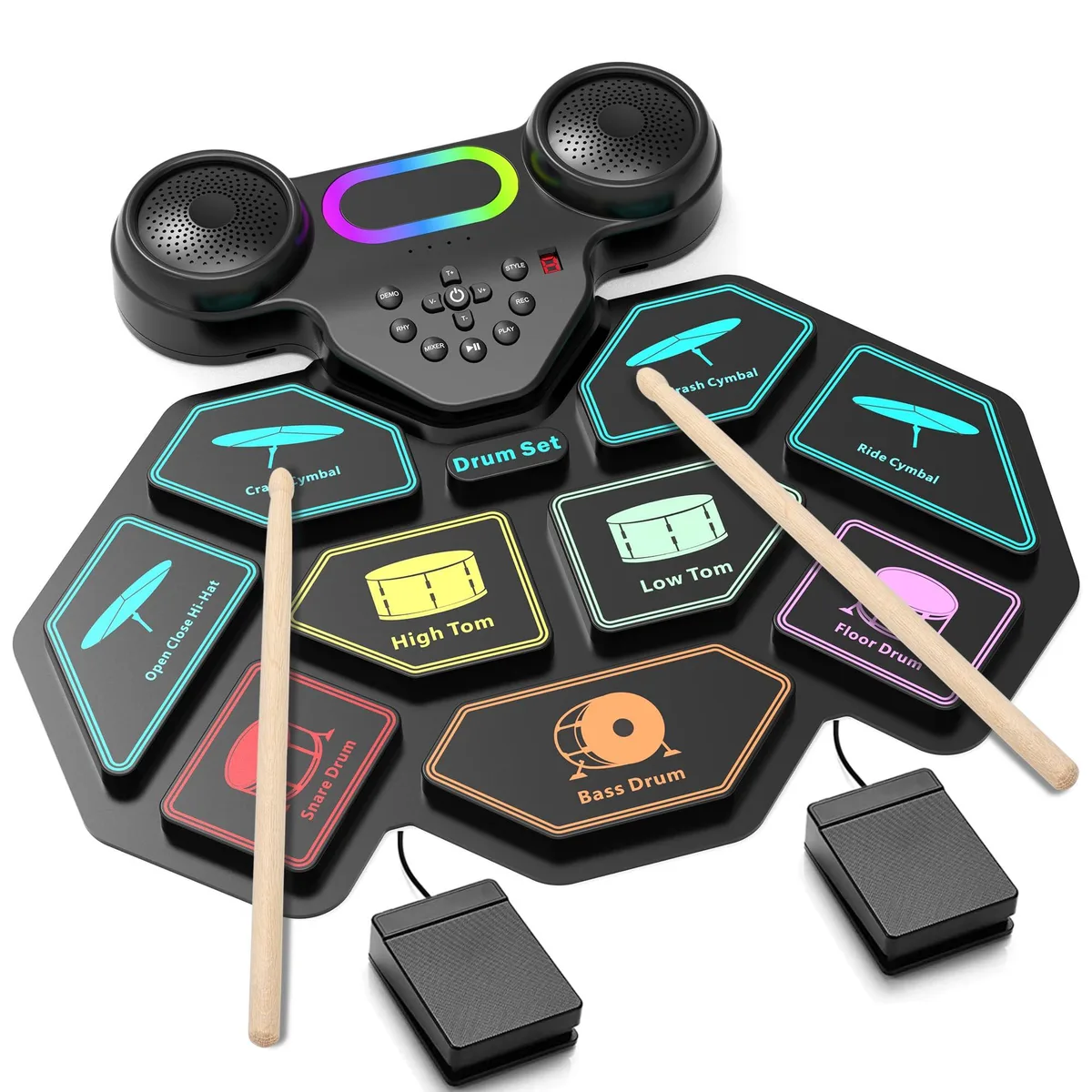  Alesis 35689473656 9-Pad Roll-Up Electronic Drum Kit — product photo