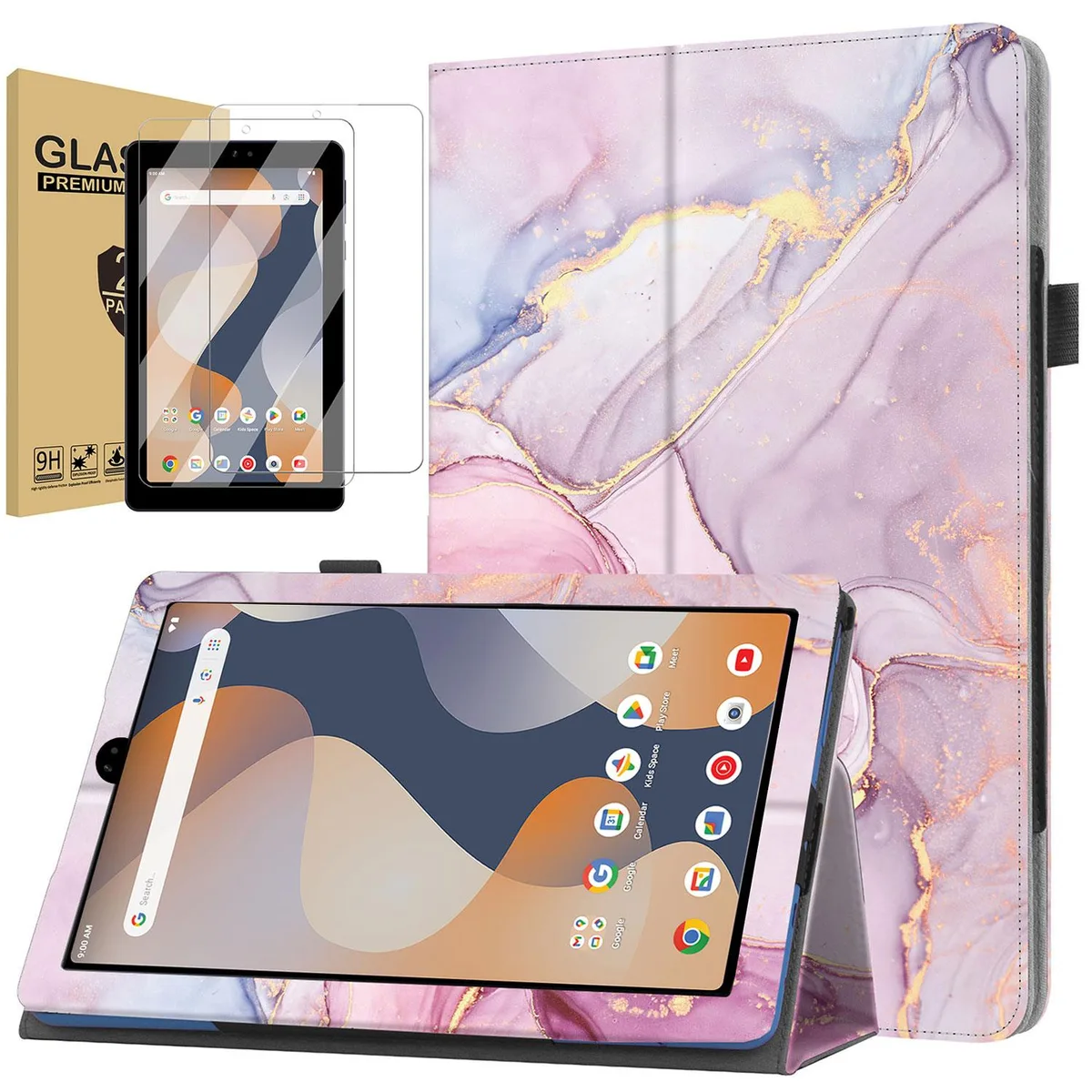 anicestore anicestore 100135924 Case for ONN 7" 2024 Tablet Pink Marble — product photo
