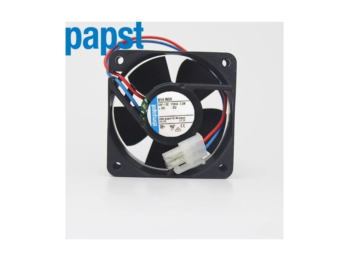 Fans Fans 614 NGH DC24V 110mA 6025 60x60x25mm 2.6W case fan — product photo