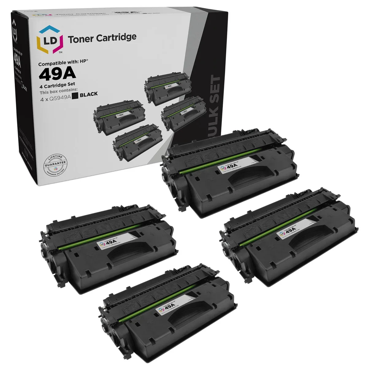 LD Products LD Products Compatible Toner Cartridge for HP 49A Q5949A Black 4-Pack — product photo
