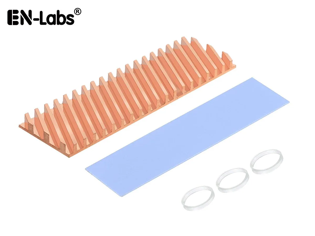 EN-Labs EN-Labs M.2 SSD Copper Heatsink 70x20x3.0mm diy cooling — product photo