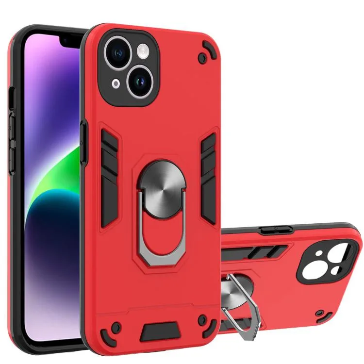 allentian allentian Armour Series PC + TPU Protective Case for iPhone 14 Red — product photo