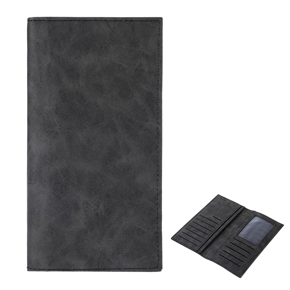 Zyghjort 5210zbfo7987 wallet black PU 11 slots 71g 7.48x3.5x.3 in — product photo