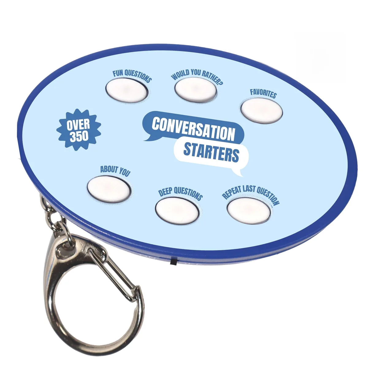 Electronic Conversation Starters Keychain 350+ Questions electronics for kid — product photo