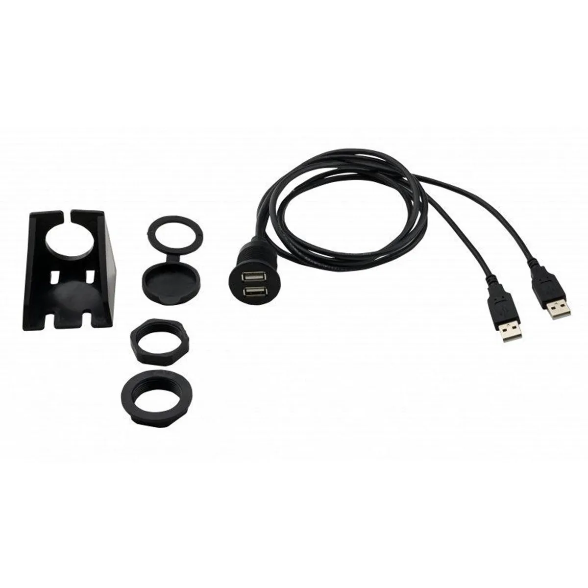 STINGER STINGER SSUSB2 Panel Mount Dual USB Cable 4ft — product photo