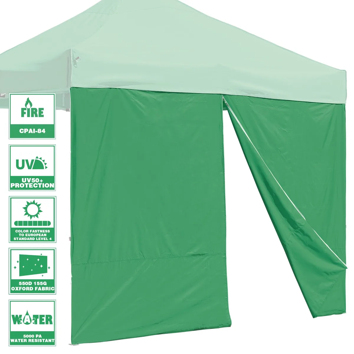 Yescom USA, Inc. Yescom USA, Inc. InstaHibit 10x7 ft Side Wall for 10x10 ft Canopy UV50+ Zipper — product photo