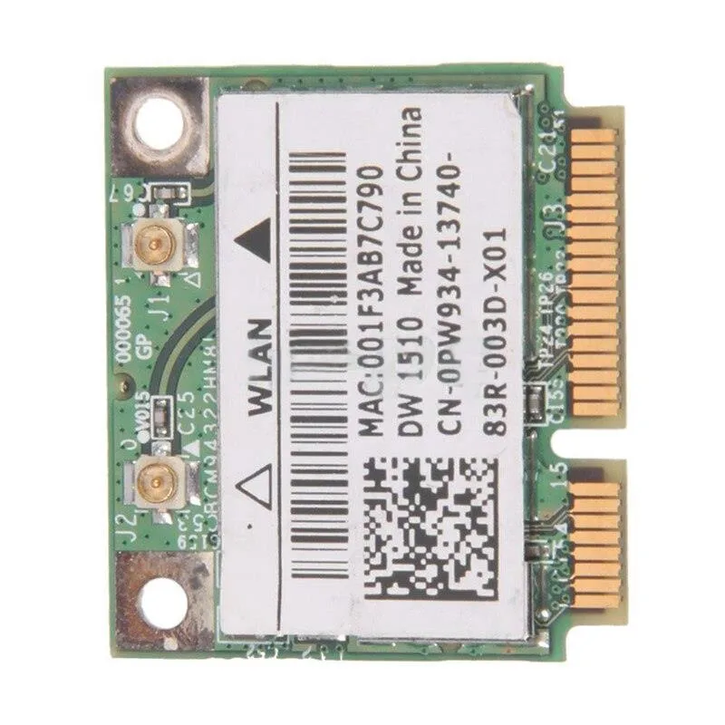 Thinkstar Thinkstar Half-Mini Wi-Fi Adapter DW1510 PW934 BCM94322HM8L Green — product photo