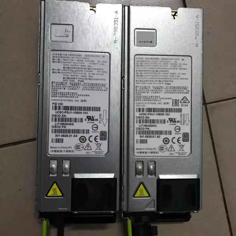 Supersuperuncle Supersuperuncle UCSC-PSU1-1050W V01 341-0638-01 C240 C220 M5 Server Power Supply — product photo