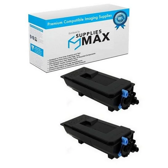 SuppliesMax SuppliesMax Compatible Toner Cartridge 2 Pack TK-3162 12500 Pages — product photo