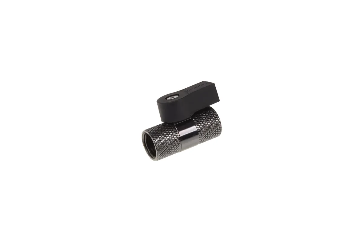 Alphacool Alphacool 2-Way Ball Valve G1/4 Black Nickel 17354 — product photo