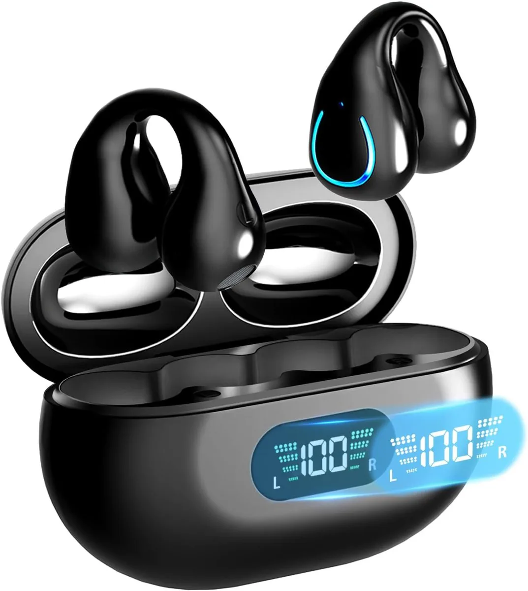 EVESKY EVESKY Open Ear Clip Headphones Bluetooth 5.3 0.18 oz — product photo