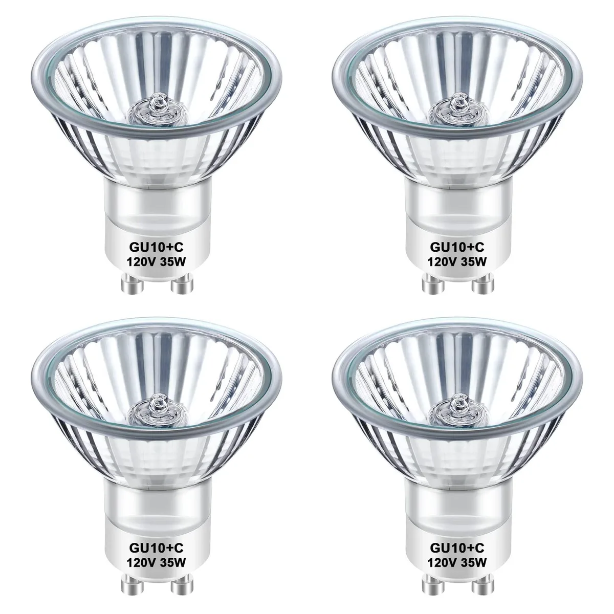 KEHIPI KEHIPI GU10-HB-35W-4p halogen standard bulb 35W 2700K 38° pack of 4 — product photo
