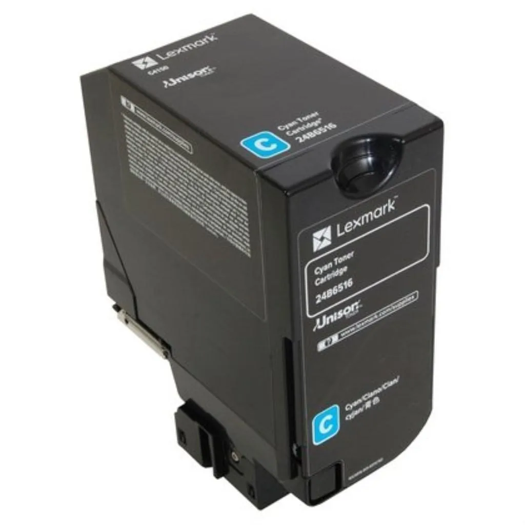 Lexmark Lexmark 24B6516 Cyan High Yield Toner Cartridge 10000 Pages — product photo