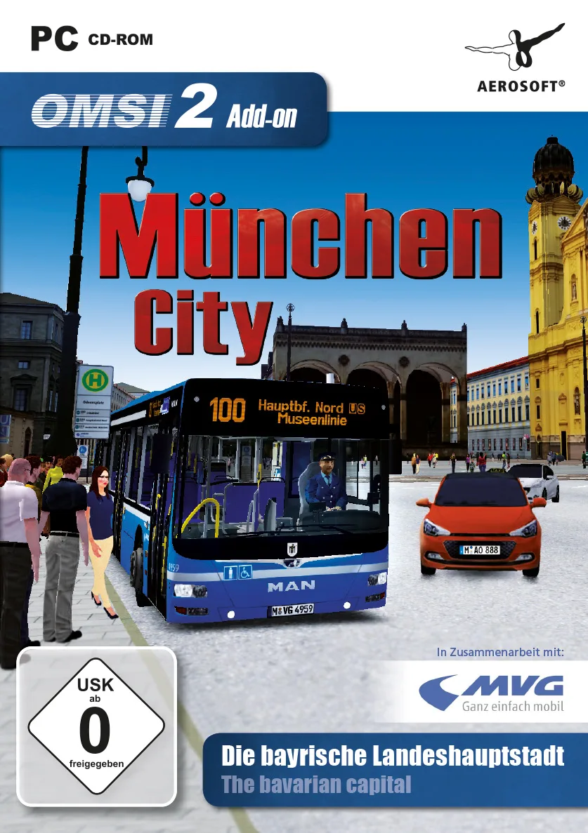 Aerosoft GmbH Aerosoft GmbH 62556 OMSI 2 Add-On München City downloadable game — product photo