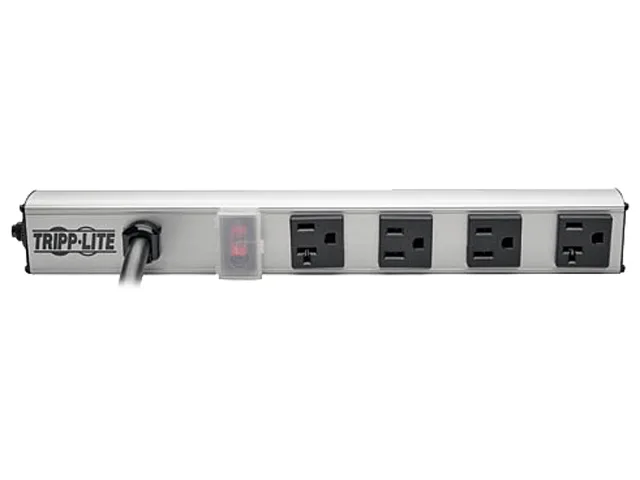 Tripp Lite Tripp Lite PS120420 power strip 4-outlet 120V 15A 15ft cord 5-20P 12in — product photo
