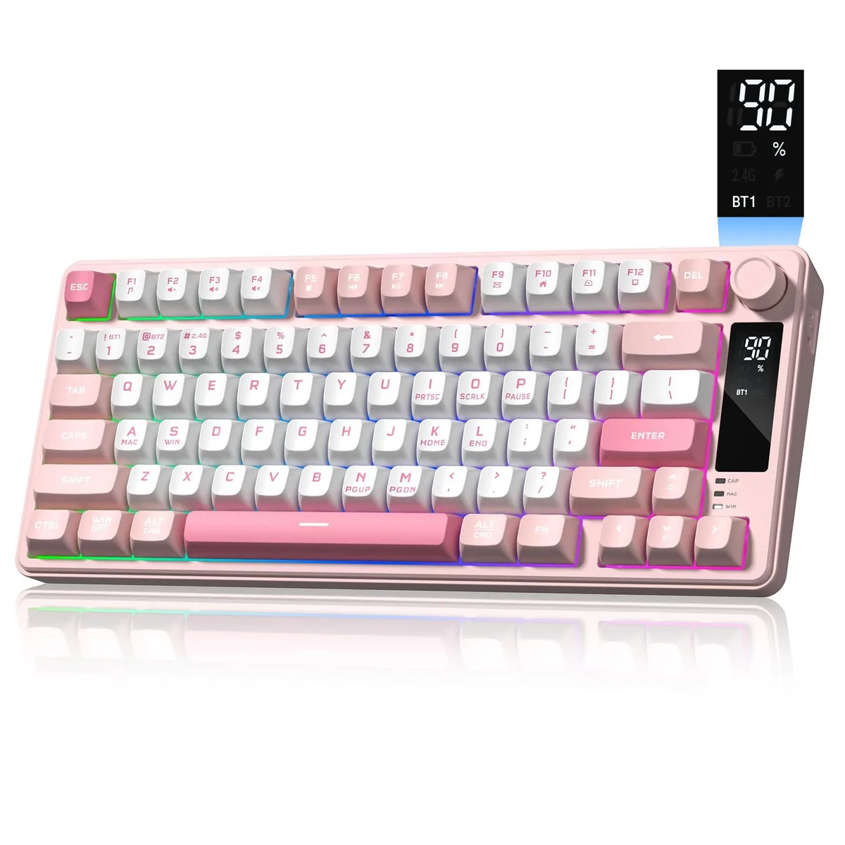 Womier Womier DK75 75% Wireless Gaming Keyboard with Knob &amp; Screen — product photo