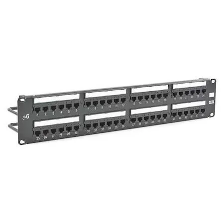 Hubbell Incorporated Hubbell Incorporated HP648 Patch Panel 48 Port 19 in Steel — product photo