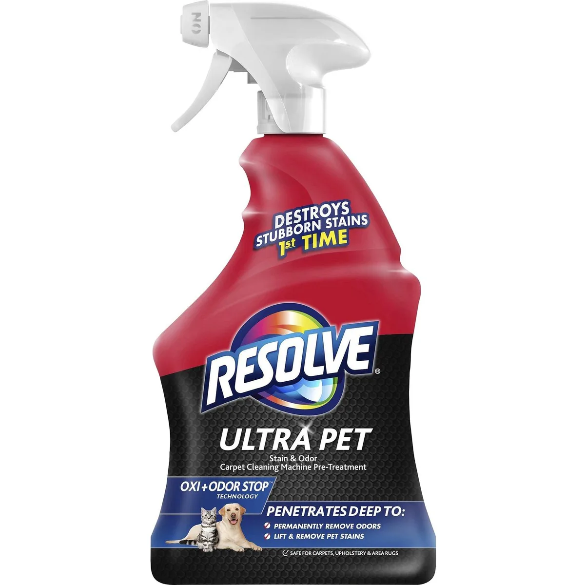 Yellow 32 fl oz spray bottle with grooved handle 99305