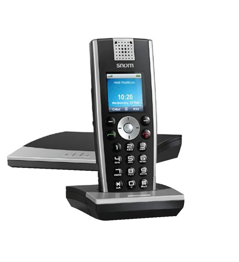 Snom Snom SNO-M9R 3098 telephone accessory with base station and one handset — product photo