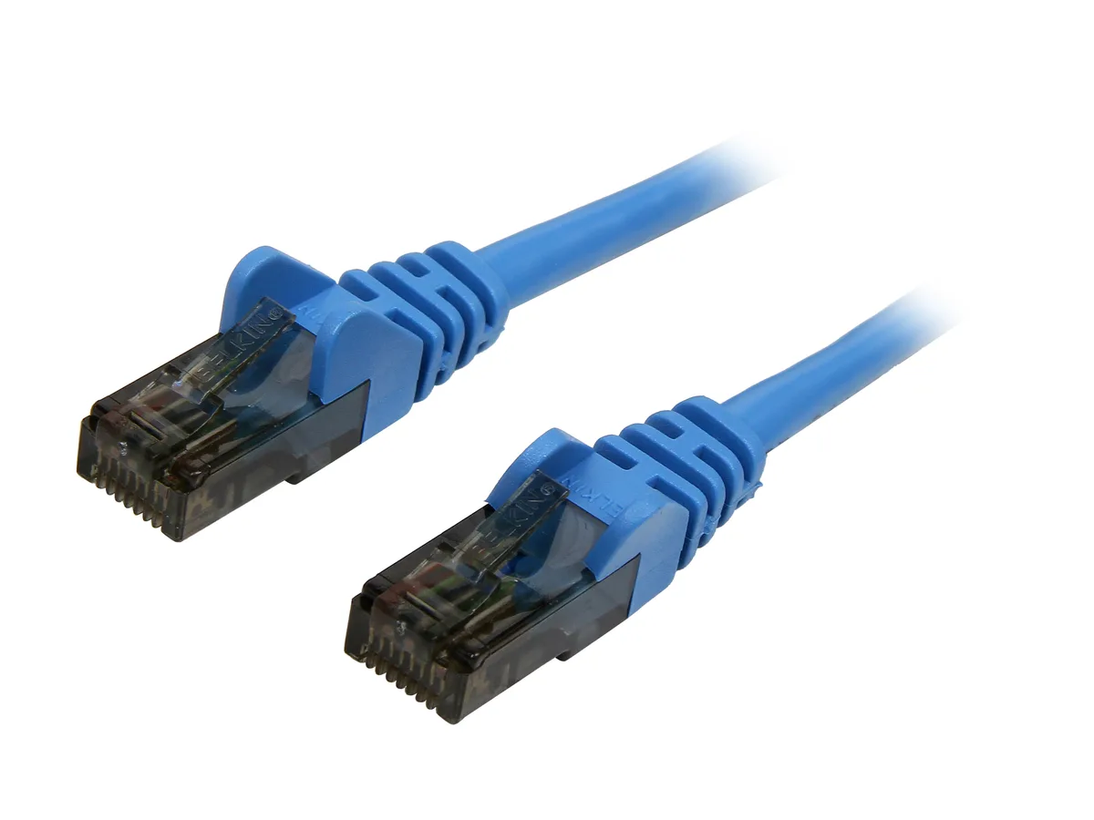 Belkin Belkin A3L980-04-BLU-S 4 ft CAT6 Snagless RJ45 Male / RJ45 Male network ethernet cable — product photo