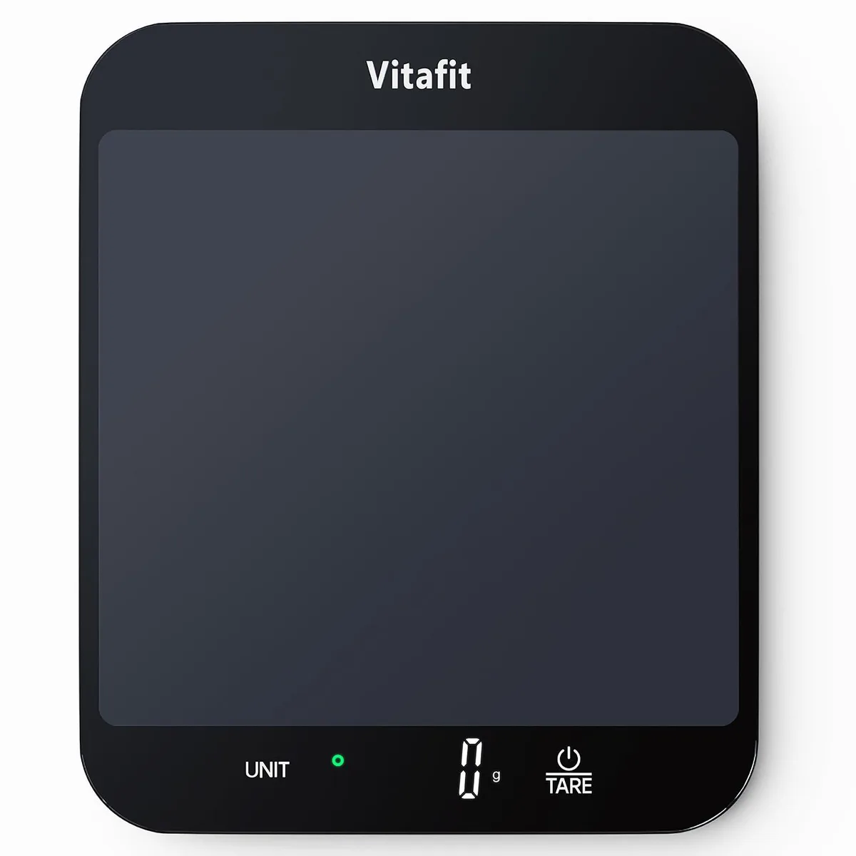  Meterk Digital Food Scale 33lb 0.1oz 8.5x7.1in Platform Black — product photo