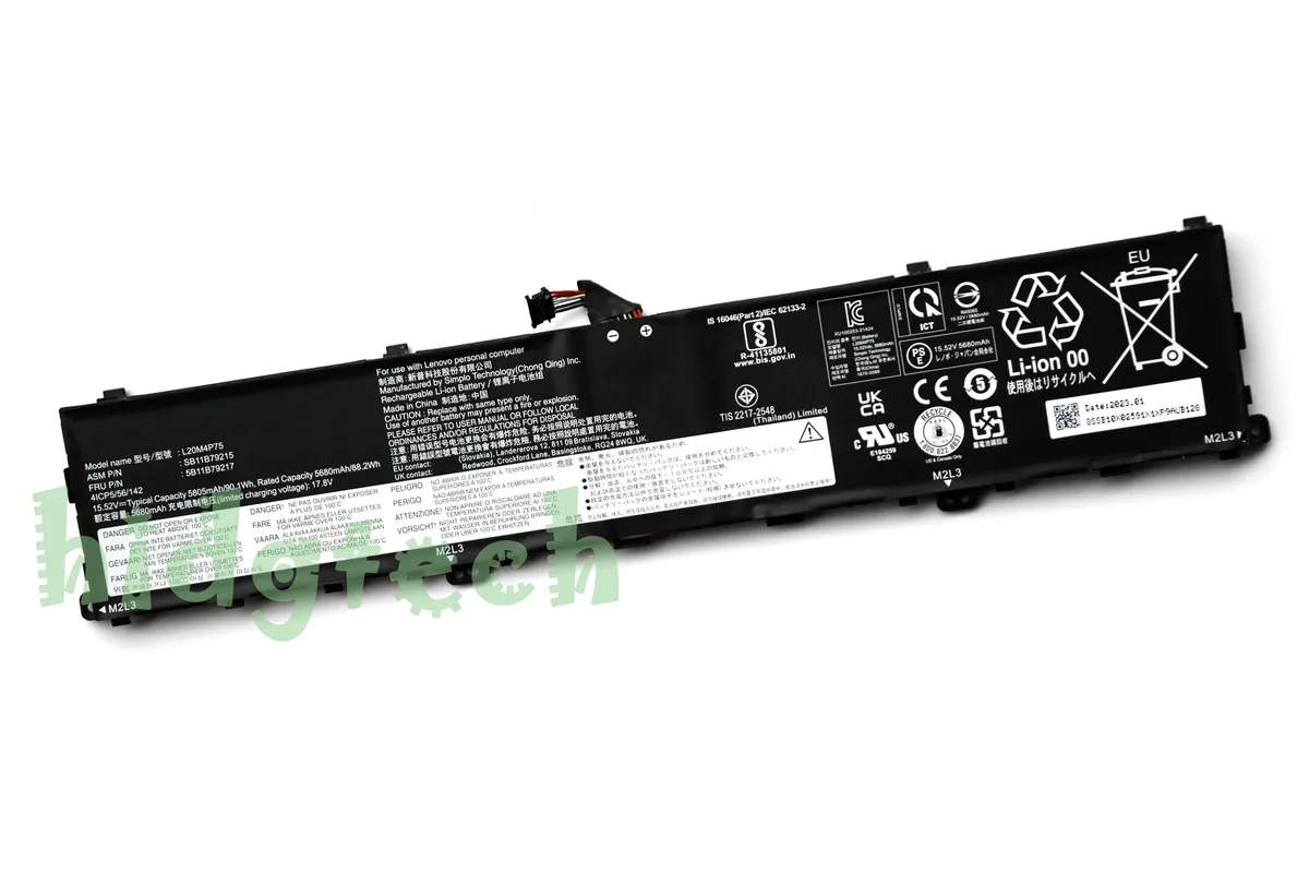 Beisite Beisite L20M4P75 L20D4P75 90Wh laptop battery — product photo