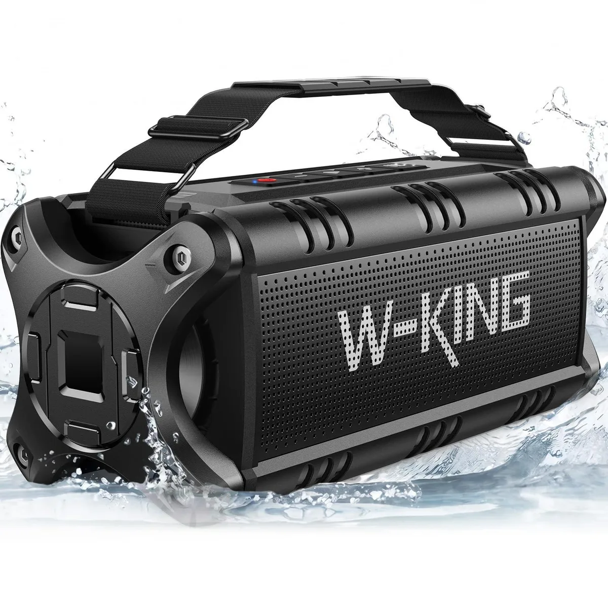  W-KING D8 90W Portable Speaker IPX6 40H Black — product photo