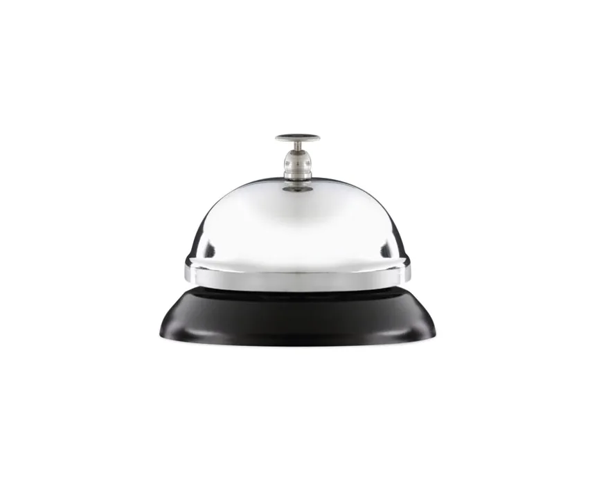UNIVERSAL OFFICE PRODUCTS UNIVERSAL OFFICE PRODUCTS UNV10000 Call Bell 3.38" Brushed Nickel — product photo