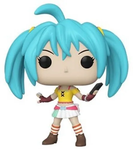 Vinyl Funko Pop figure of Runo from Bakugan, stylised oversized head, glossy finish