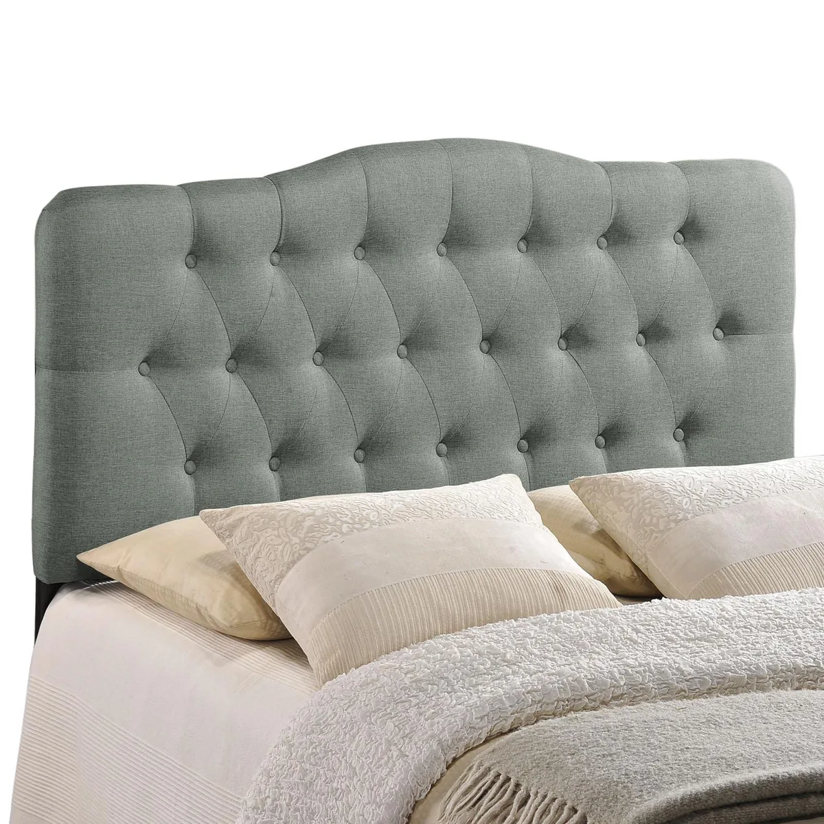 Modway Furniture Modway Furniture Annabel Queen Upholstered Fabric Headboard - Gray — product photo
