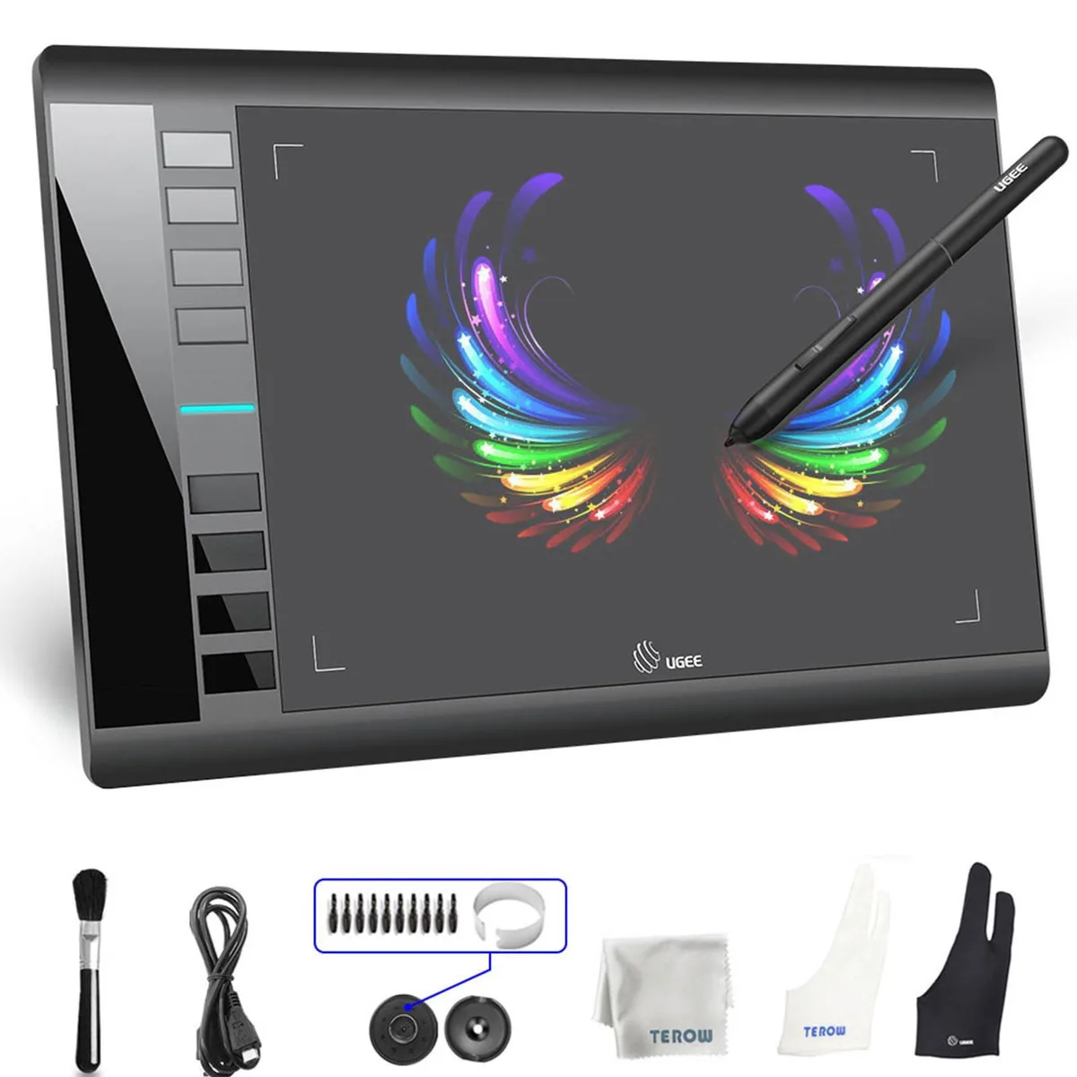 UGEE UGEE M708 V3 graphics tablet 10x6 inch 8192 levels 8 hot keys — product photo