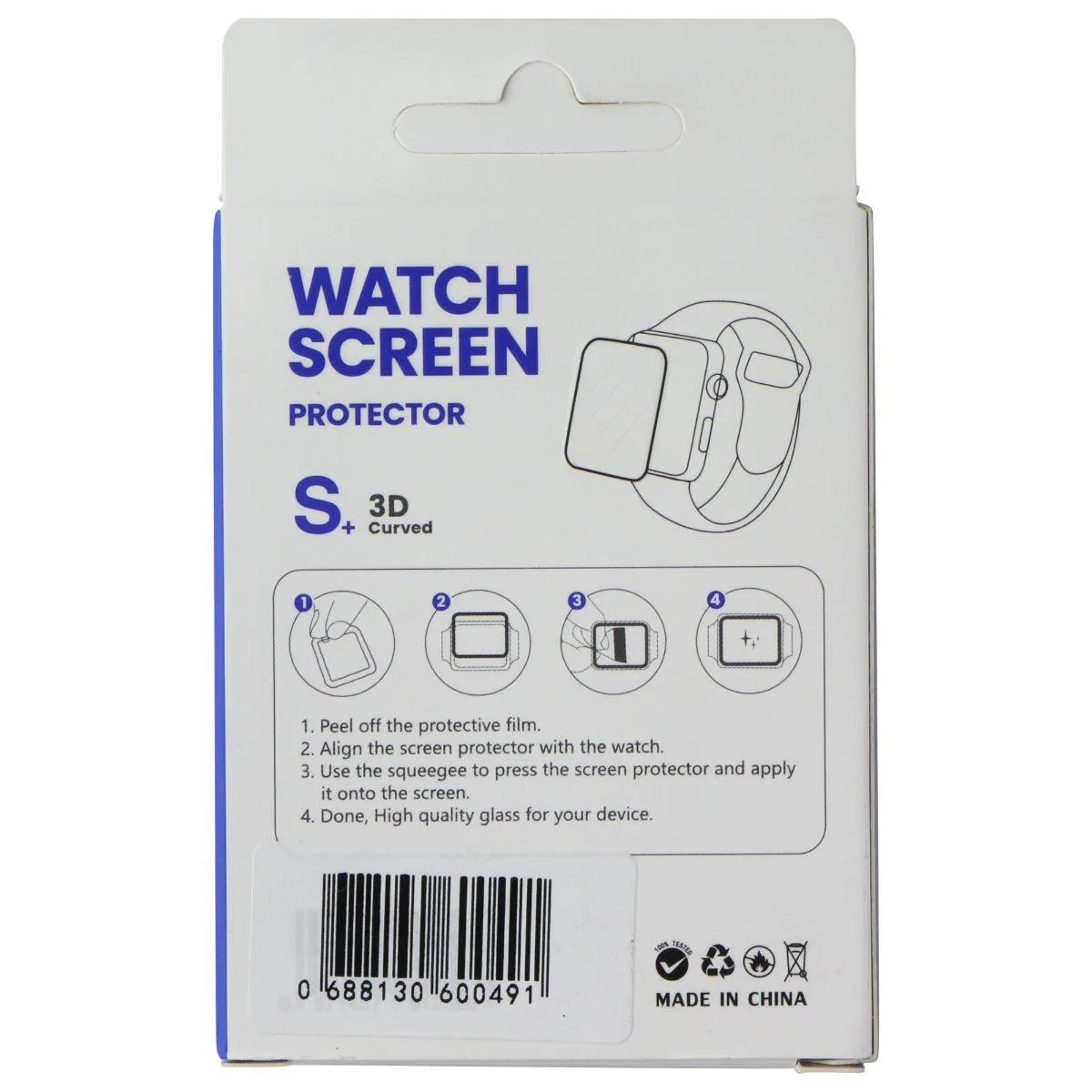 Lito Children’s Wear Lito Children’s Wear S+ 3D Curved Watch Screen Protector 41mm — product photo